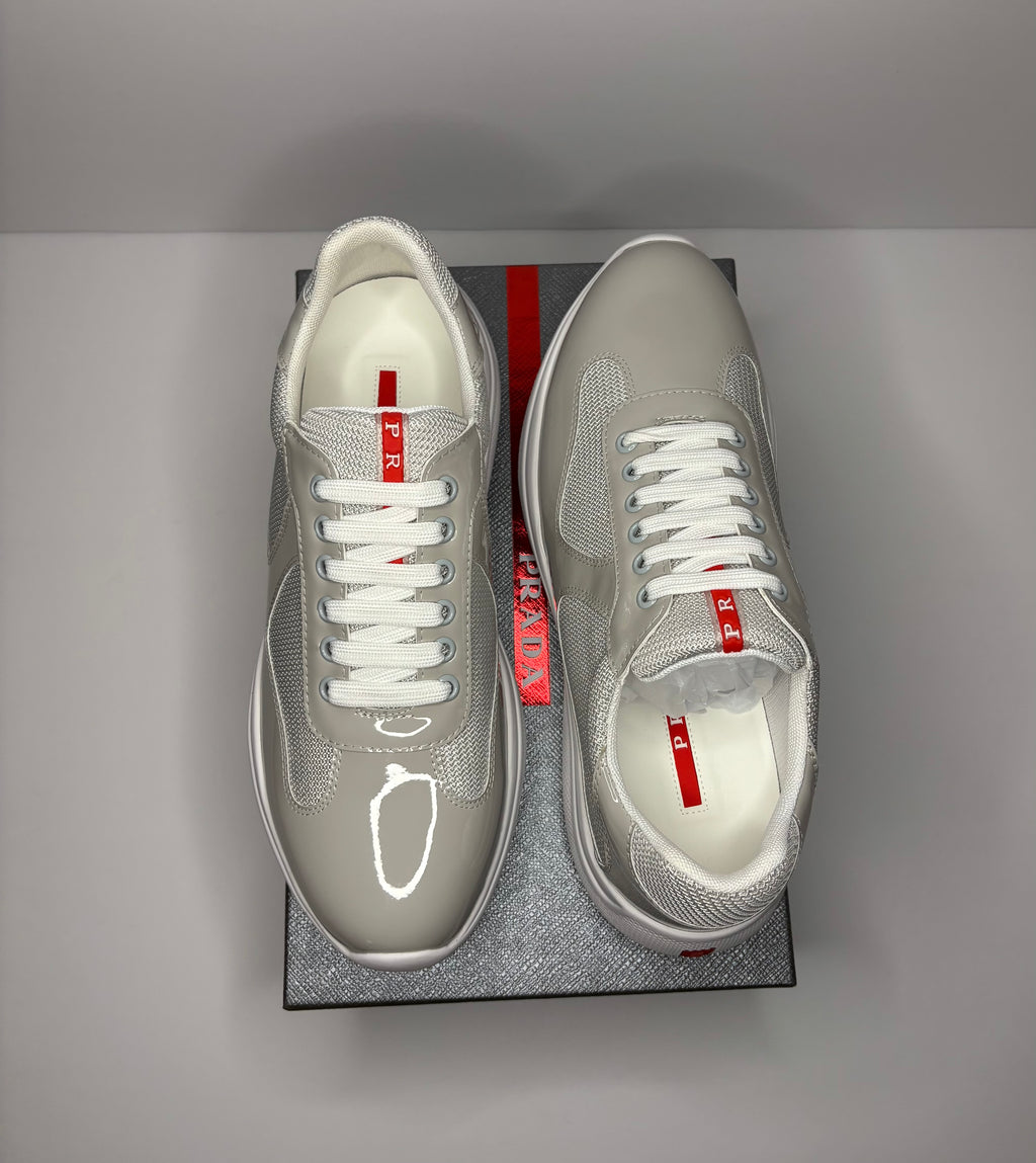 Prada America’s Cup Sneakers (Grey)