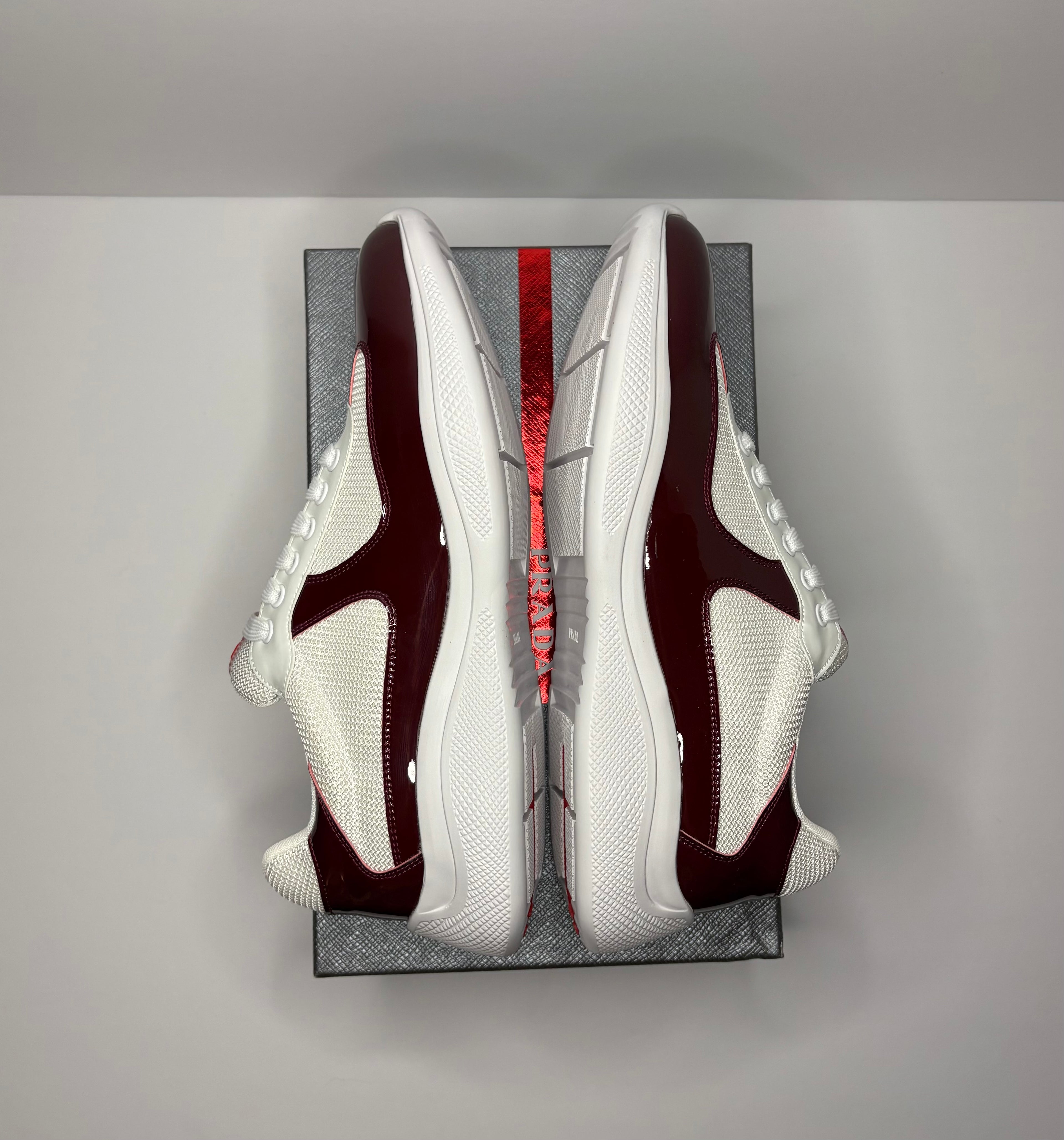 Prada America’s Cups Sneakers (Red)