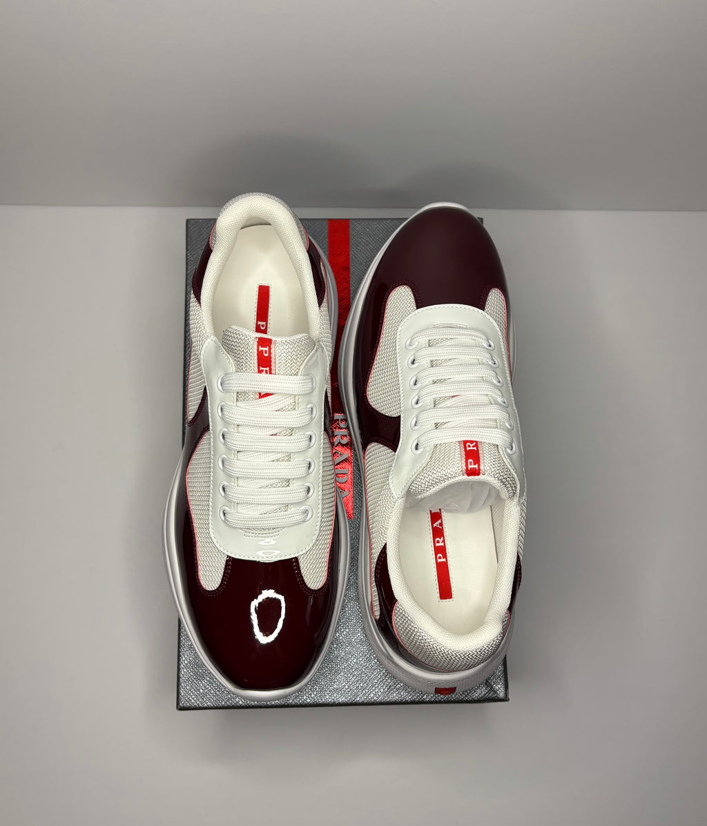Prada America’s Cups Sneakers (Red)