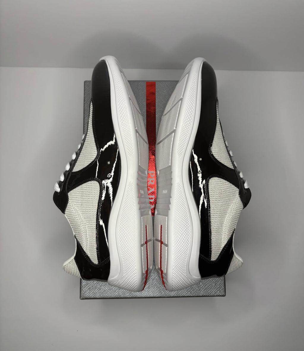 Prada America’s Cup Sneakers (Black/White)