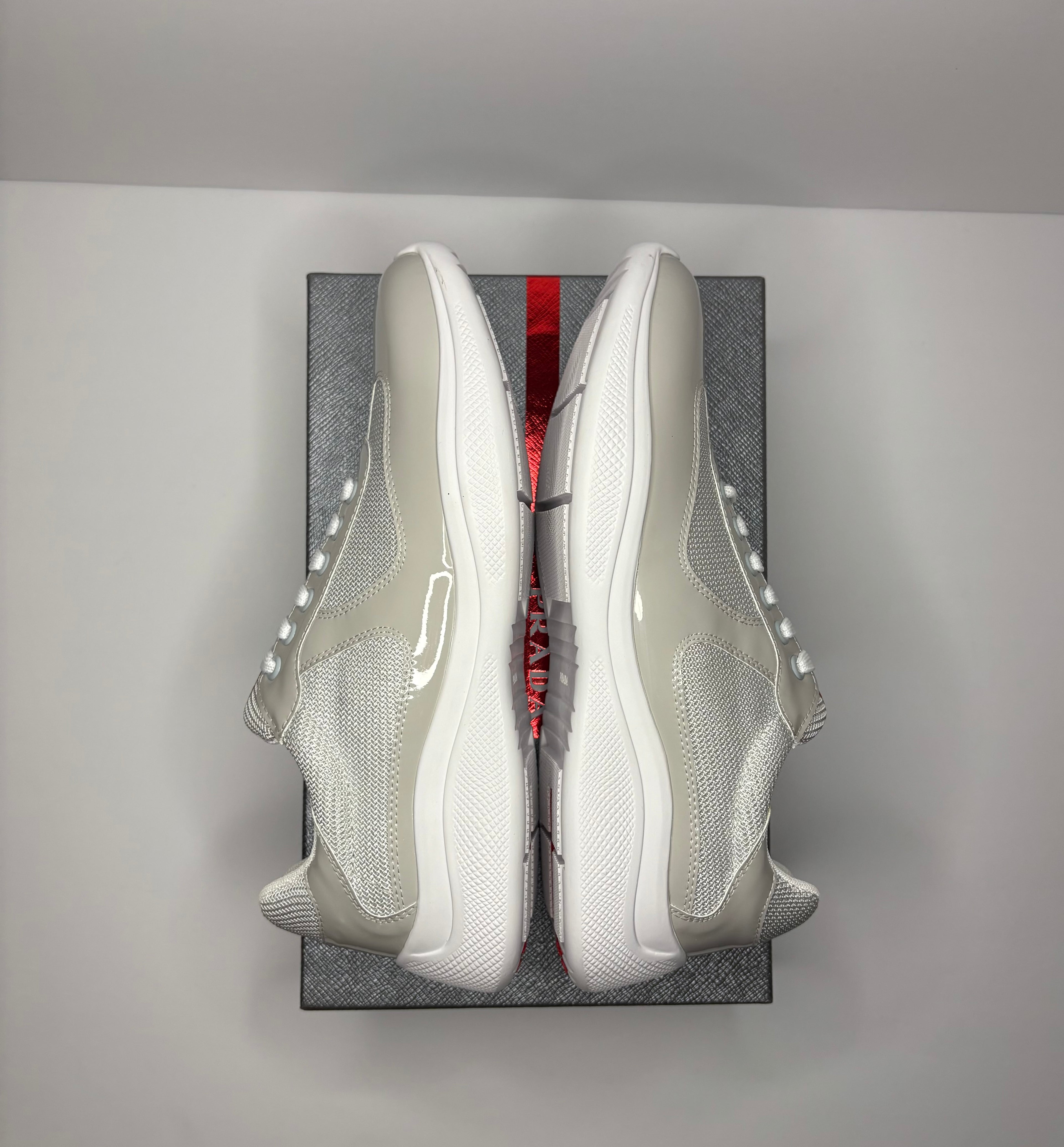 Prada America’s Cup Sneakers (Grey)