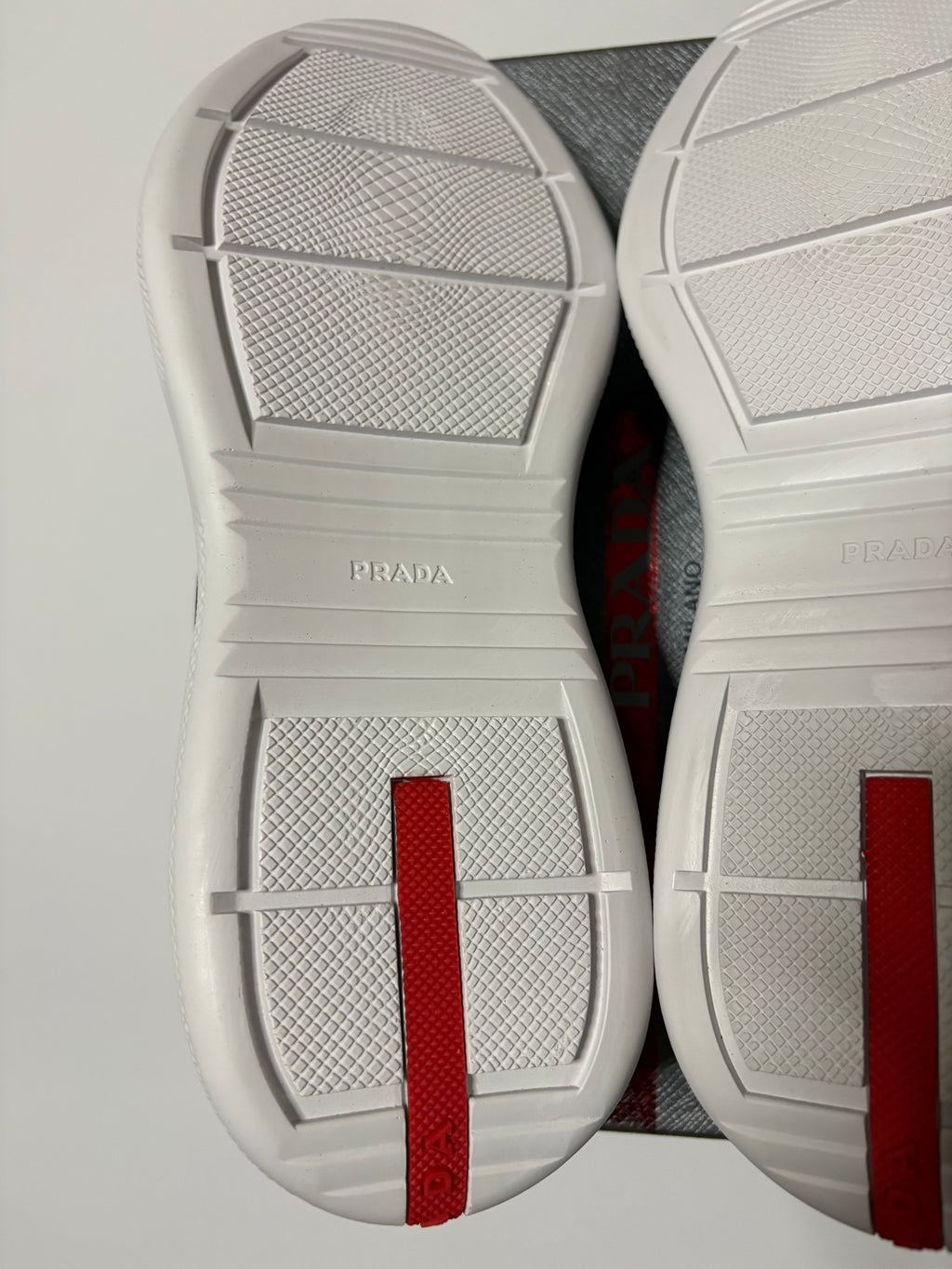 Prada America’s Cup Sneakers (Black Glitter)