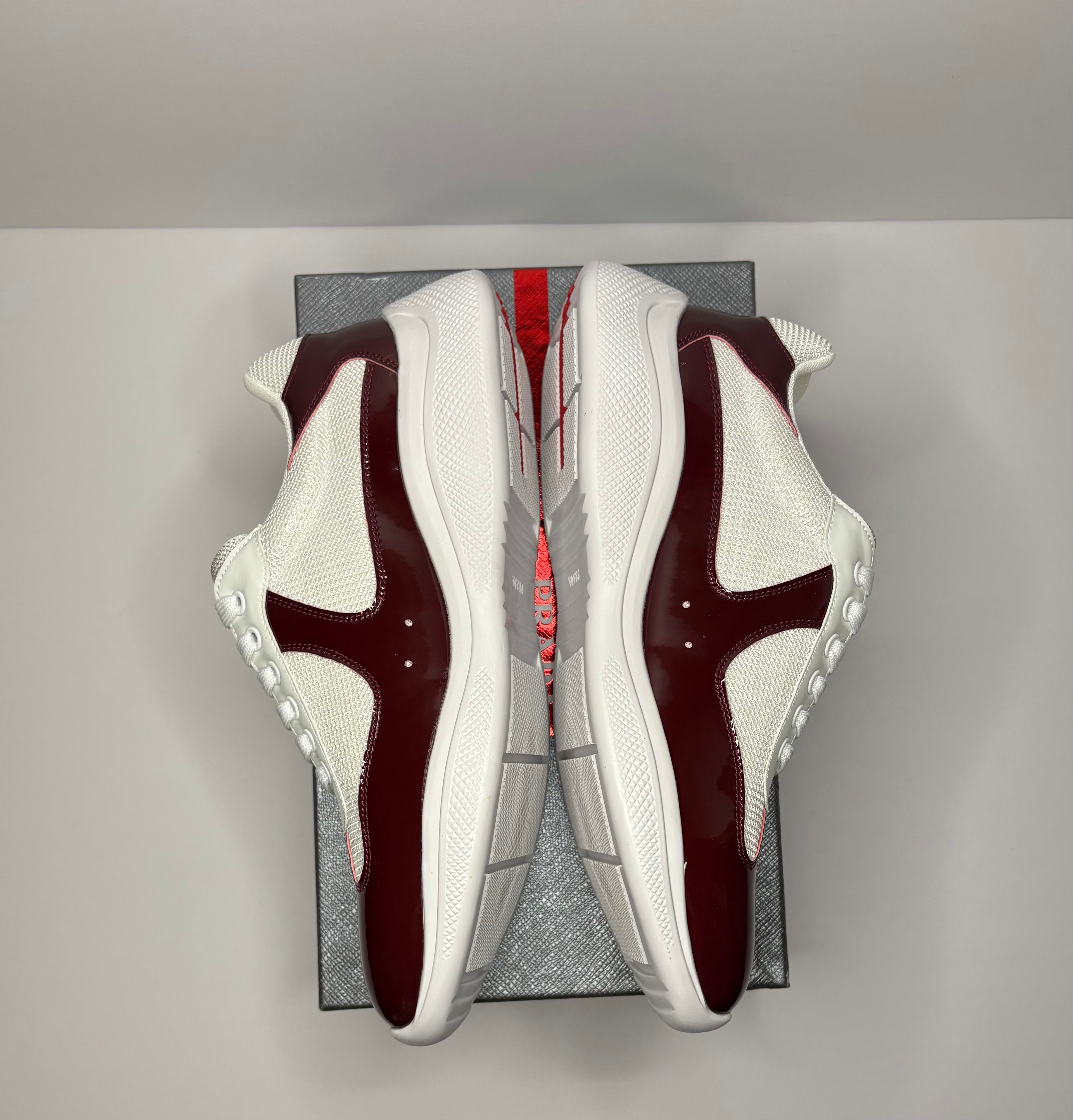 Prada America’s Cups Sneakers (Red)