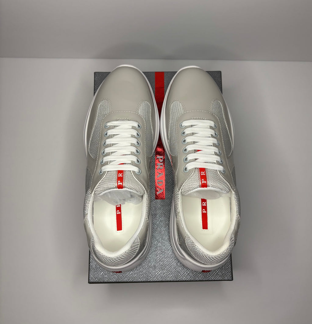 Prada America’s Cup Sneakers (Grey)