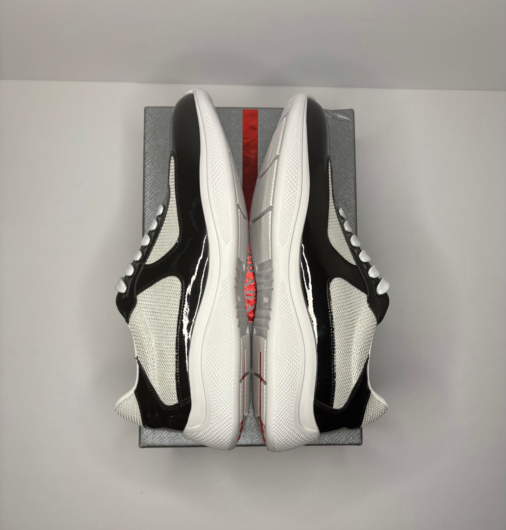 Prada America’s Cup Sneakers (Black/White)