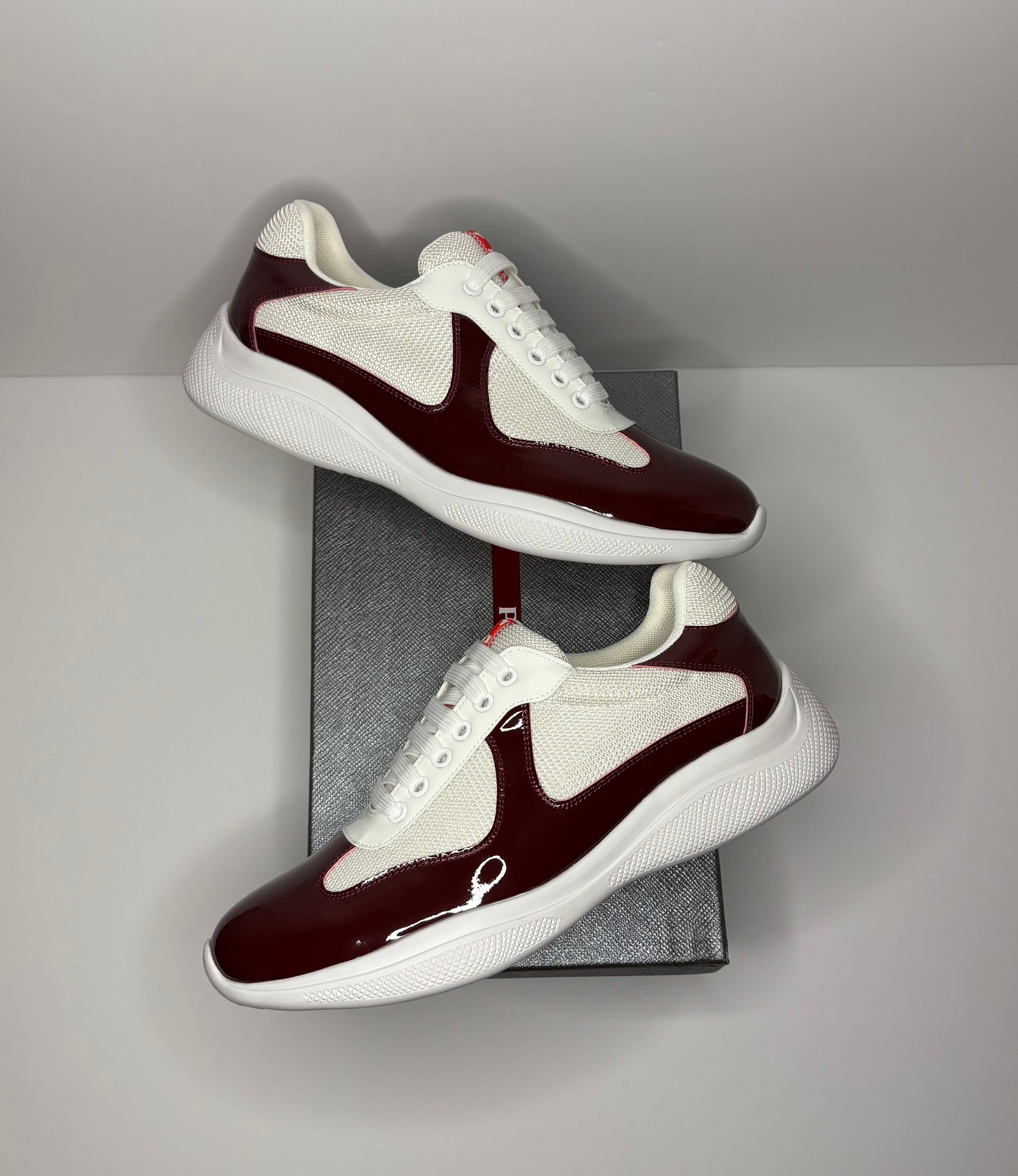 Prada America’s Cups Sneakers (Red)