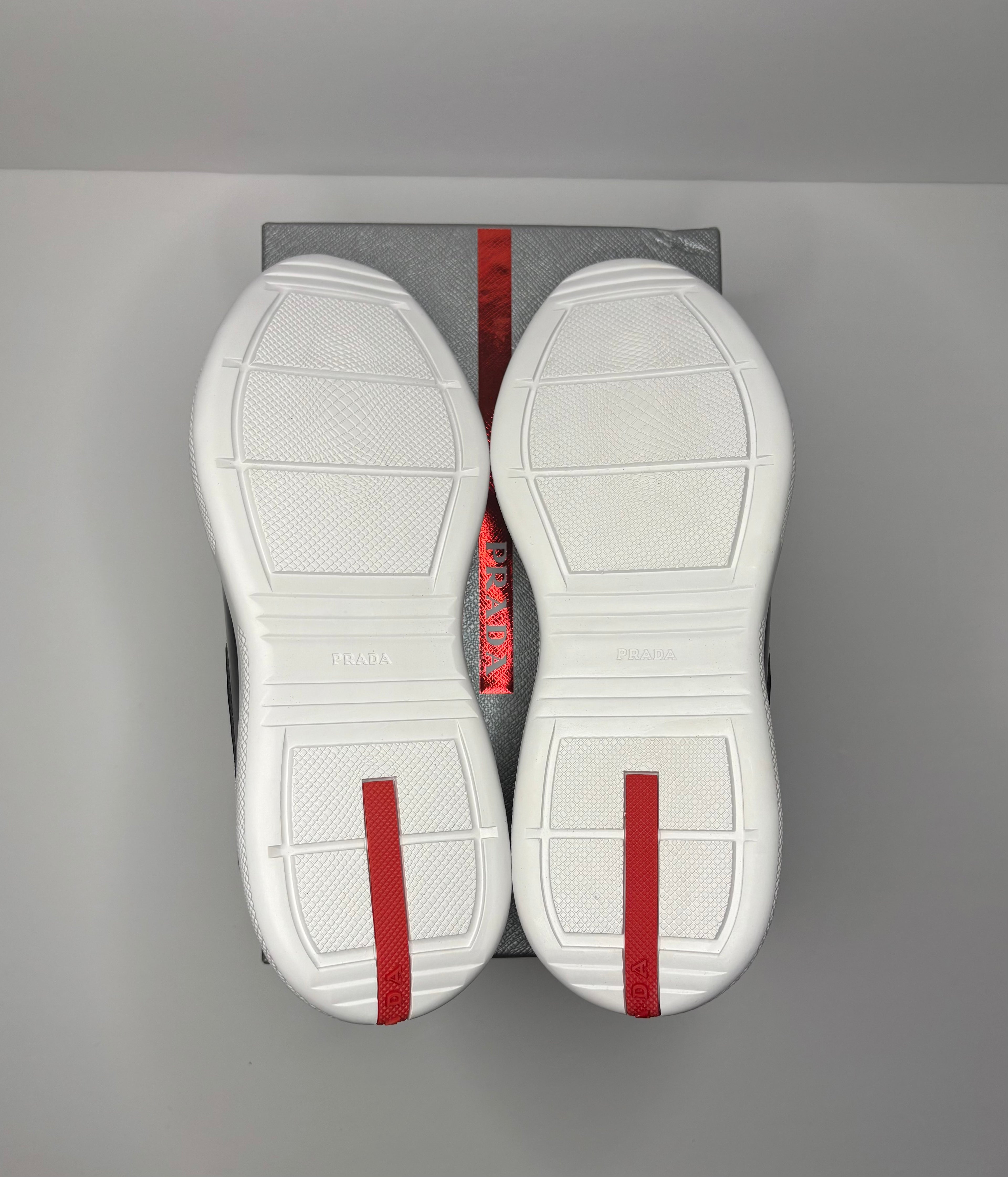 Prada America’s Cup Sneakers (Black/White)