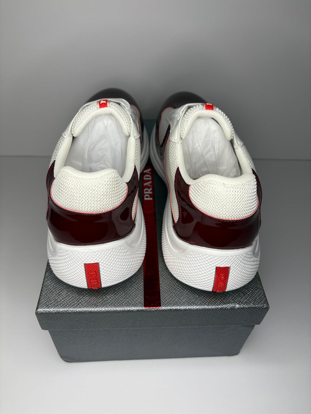 Prada America’s Cups Sneakers (Red)