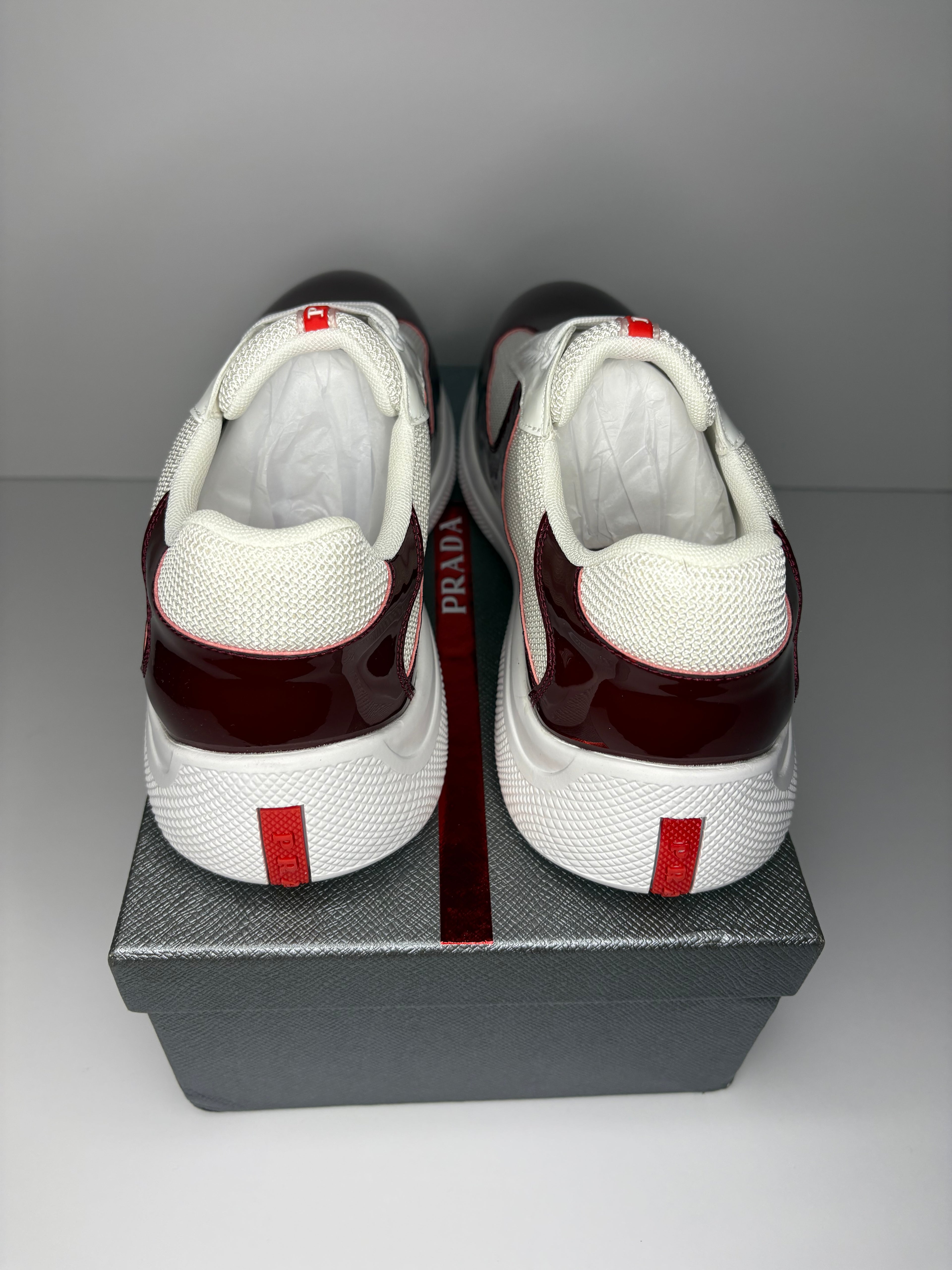 Prada America’s Cups Sneakers (Red)