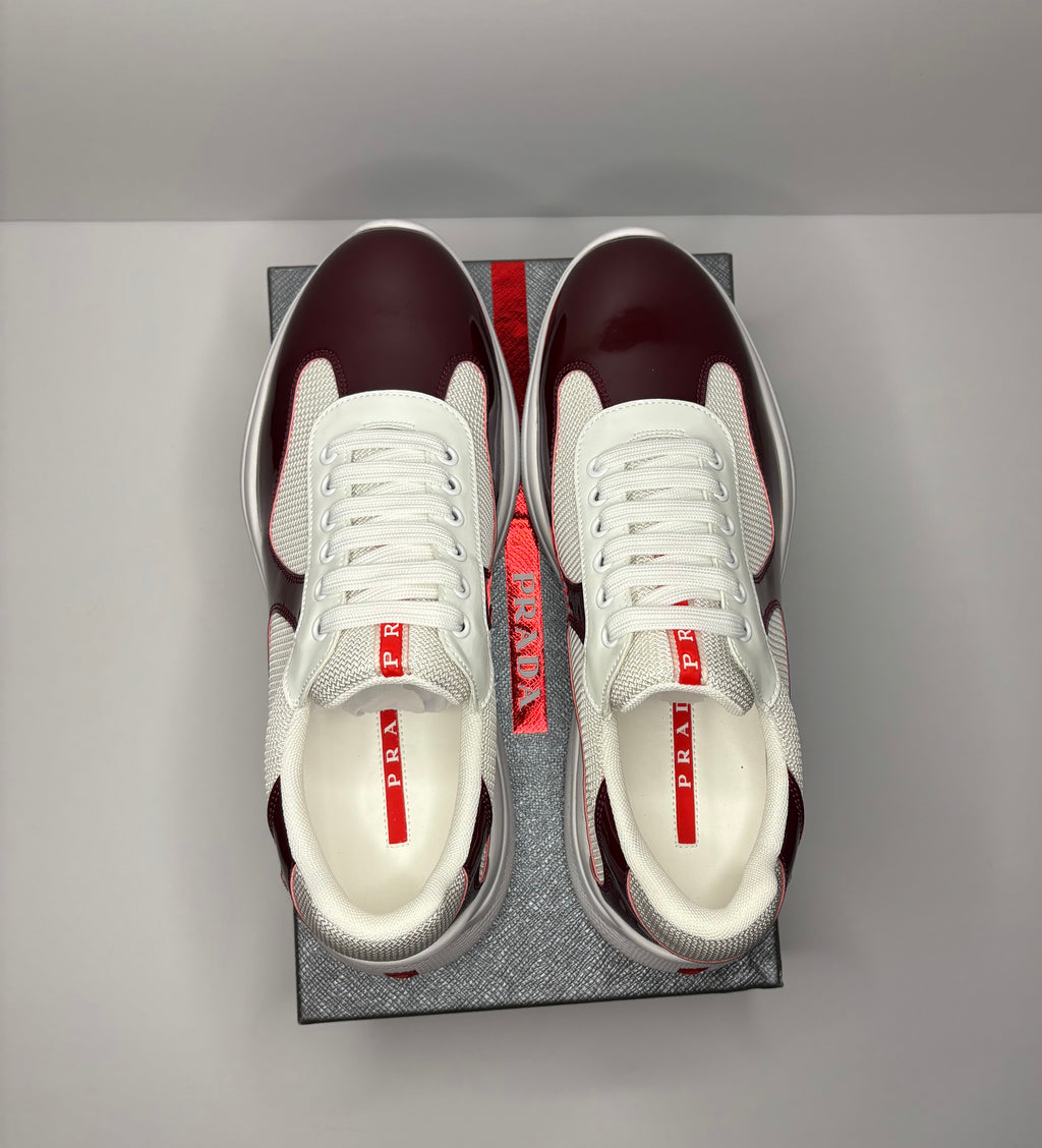 Prada America’s Cups Sneakers (Red)